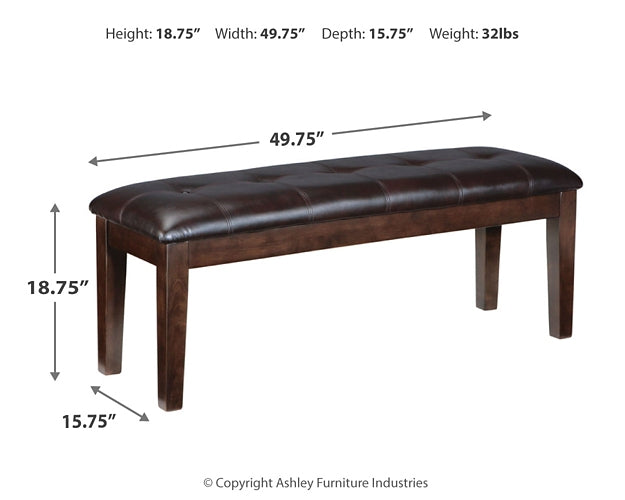 Haddigan Large UPH Dining Room Bench