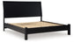 Danziar King Panel Bed with Mirrored Dresser, Chest and 2 Nightstands