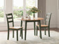 Gesthaven Dining Table and 2 Chairs