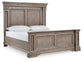 Blairhurst Queen Panel Bed with Mirrored Dresser, Chest and 2 Nightstands