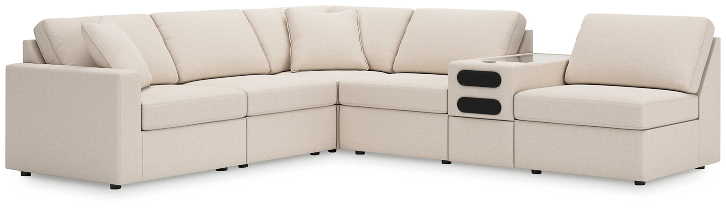 Modmax 6-Piece Sectional with Audio Console