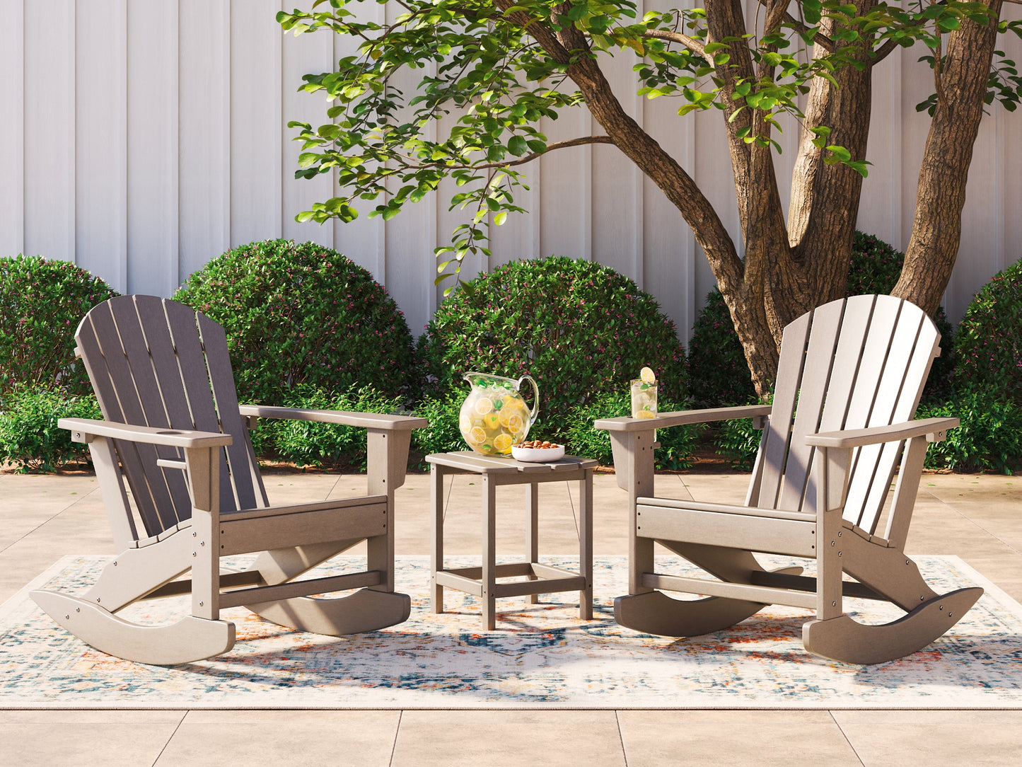 Sundown Treasure 2 Outdoor Chairs with End Table