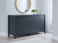 Simmenfort Twin Panel Headboard with Dresser