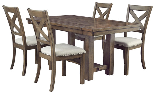 Moriville Dining Table and 4 Chairs