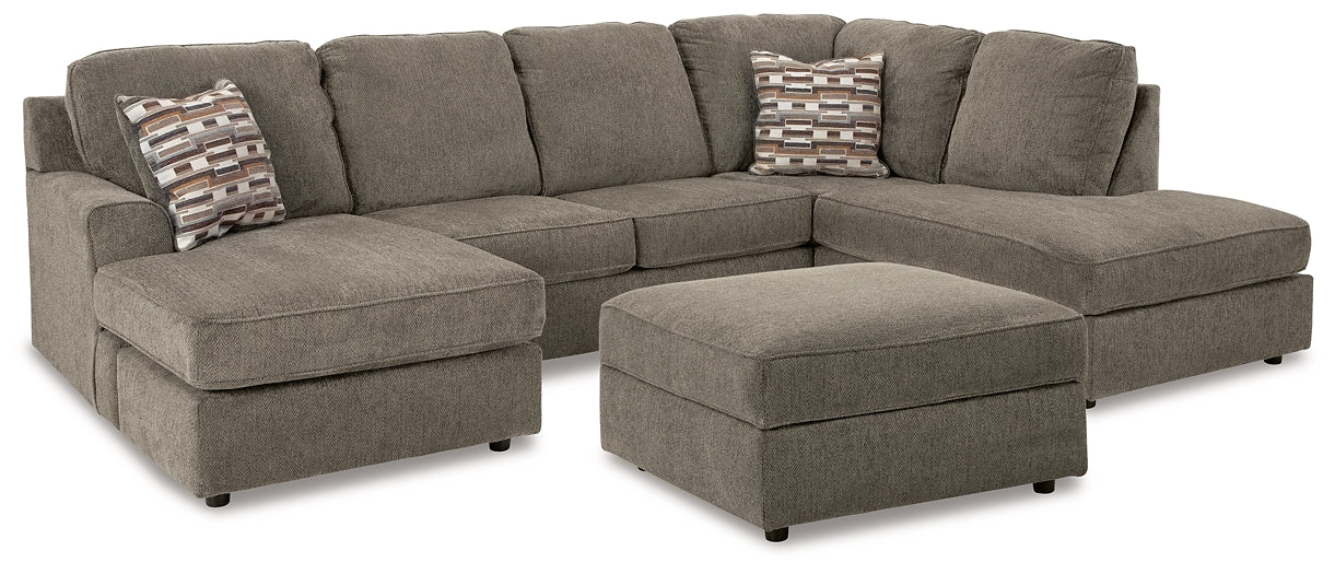 O'Phannon 2-Piece Sectional with Ottoman