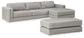 Amiata 2-Piece Sectional with Ottoman